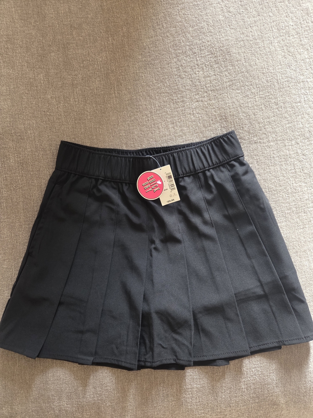 The Children's Place Black Pleated Girls Skort Quick Dry Fabric